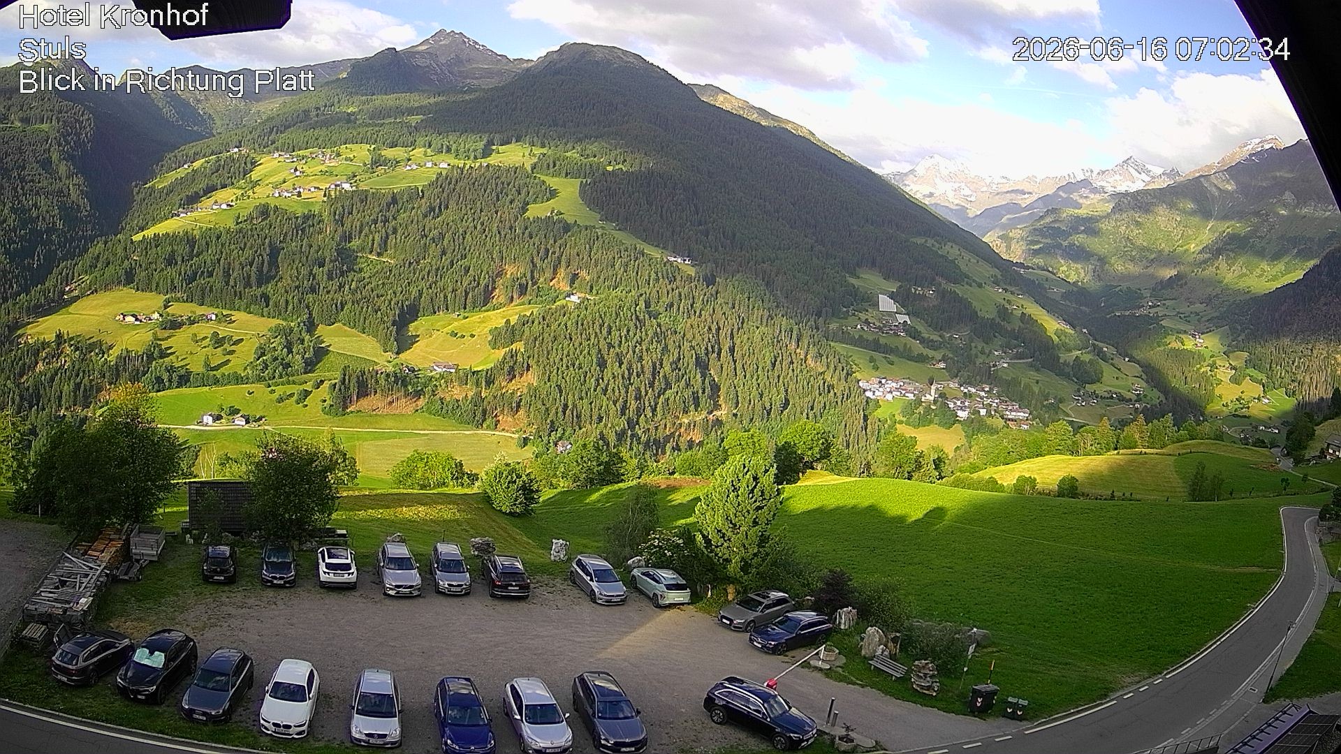 Archived image Webcam Stuls: Kronhof Hotel