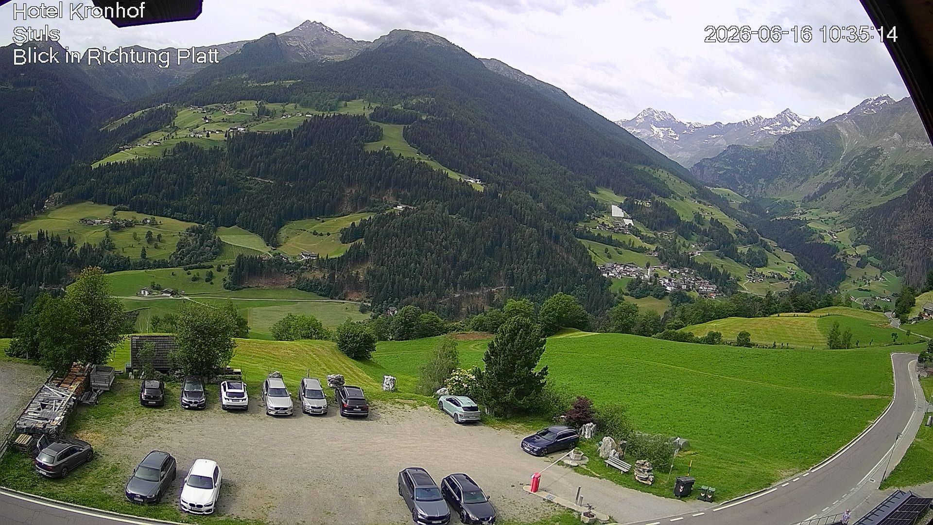 Archiv Foto Webcam Passeiertal: Hotel Kronhof in Stuls