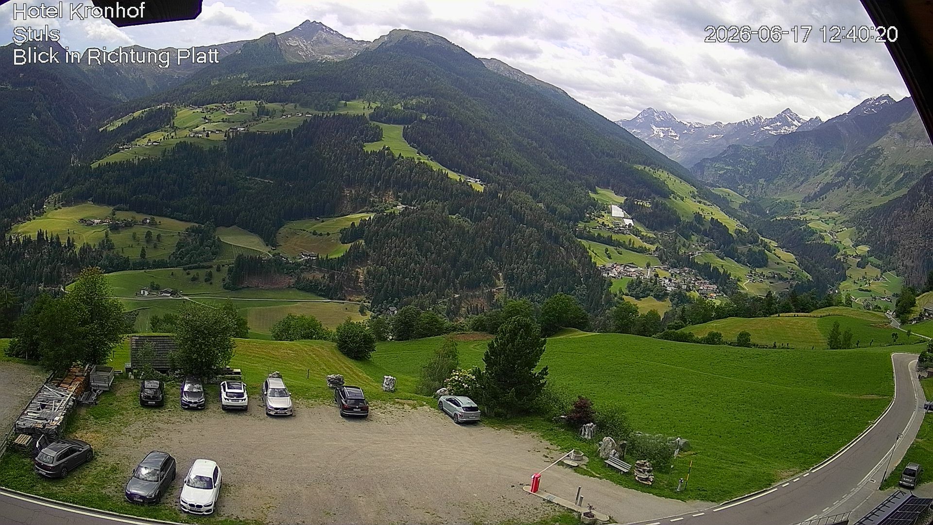 Archiv Foto Webcam Passeiertal: Hotel Kronhof in Stuls