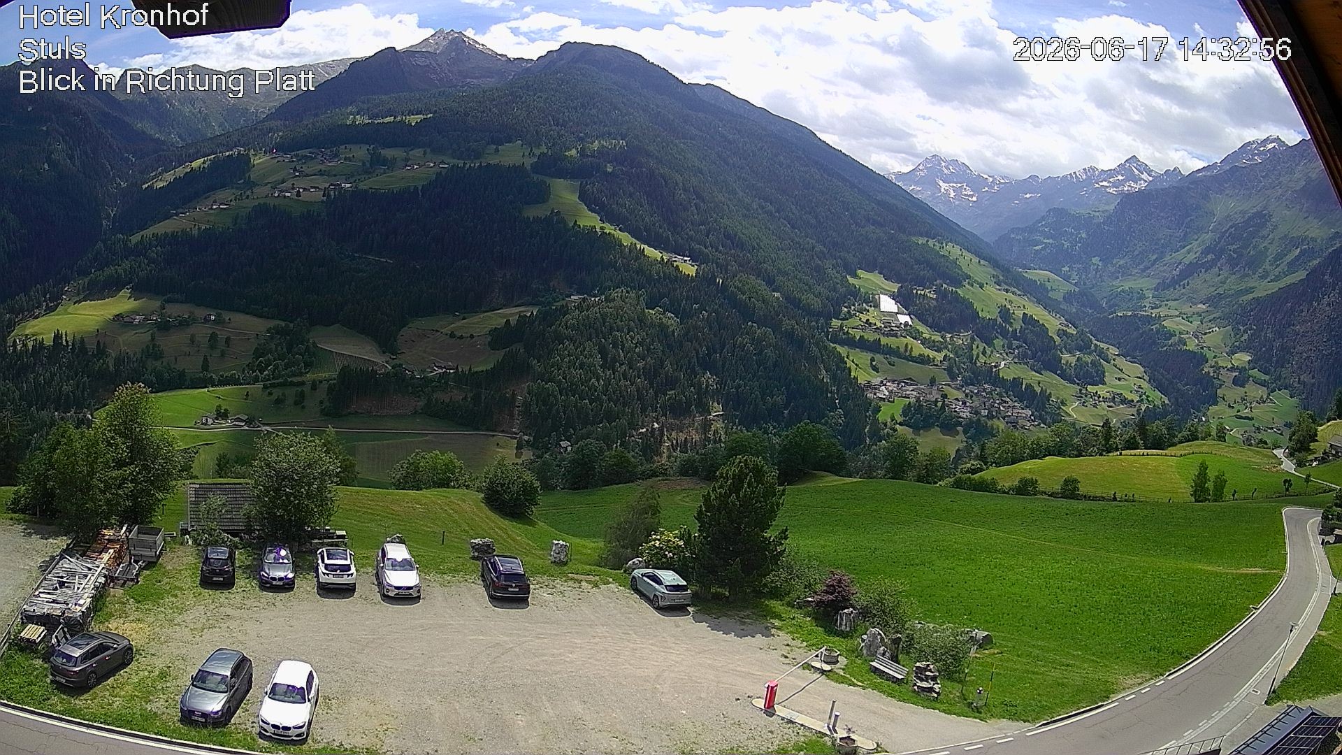 Archiv Foto Webcam Passeiertal: Hotel Kronhof in Stuls