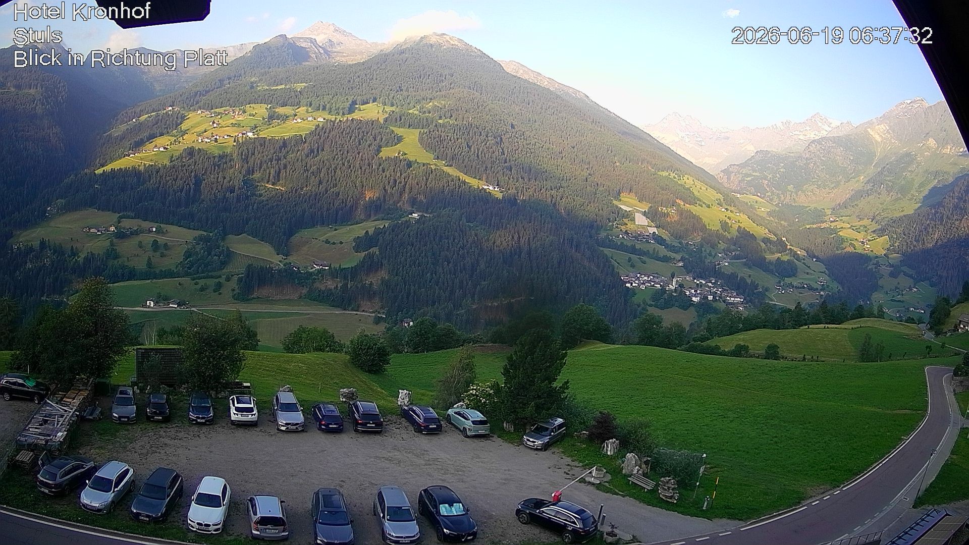 Archiv Foto Webcam Passeiertal: Hotel Kronhof in Stuls