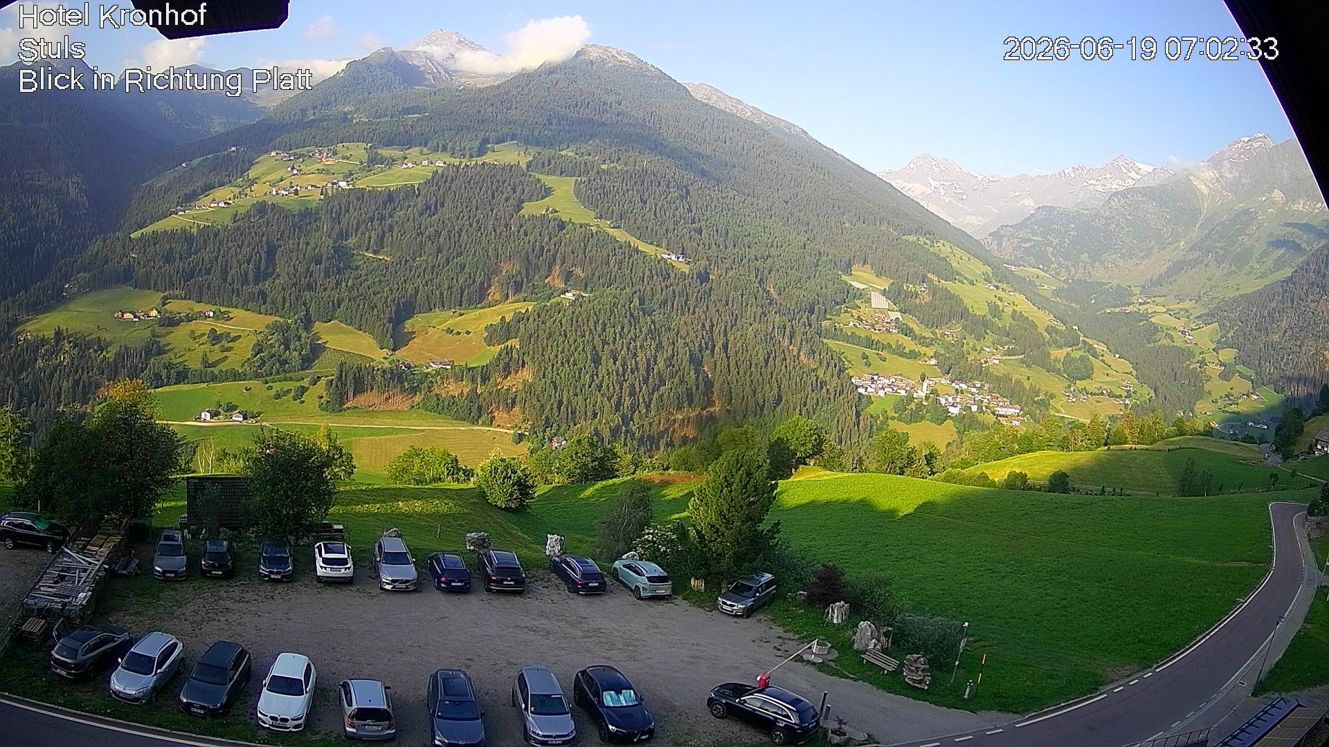Archiv Foto Webcam Passeiertal: Hotel Kronhof in Stuls