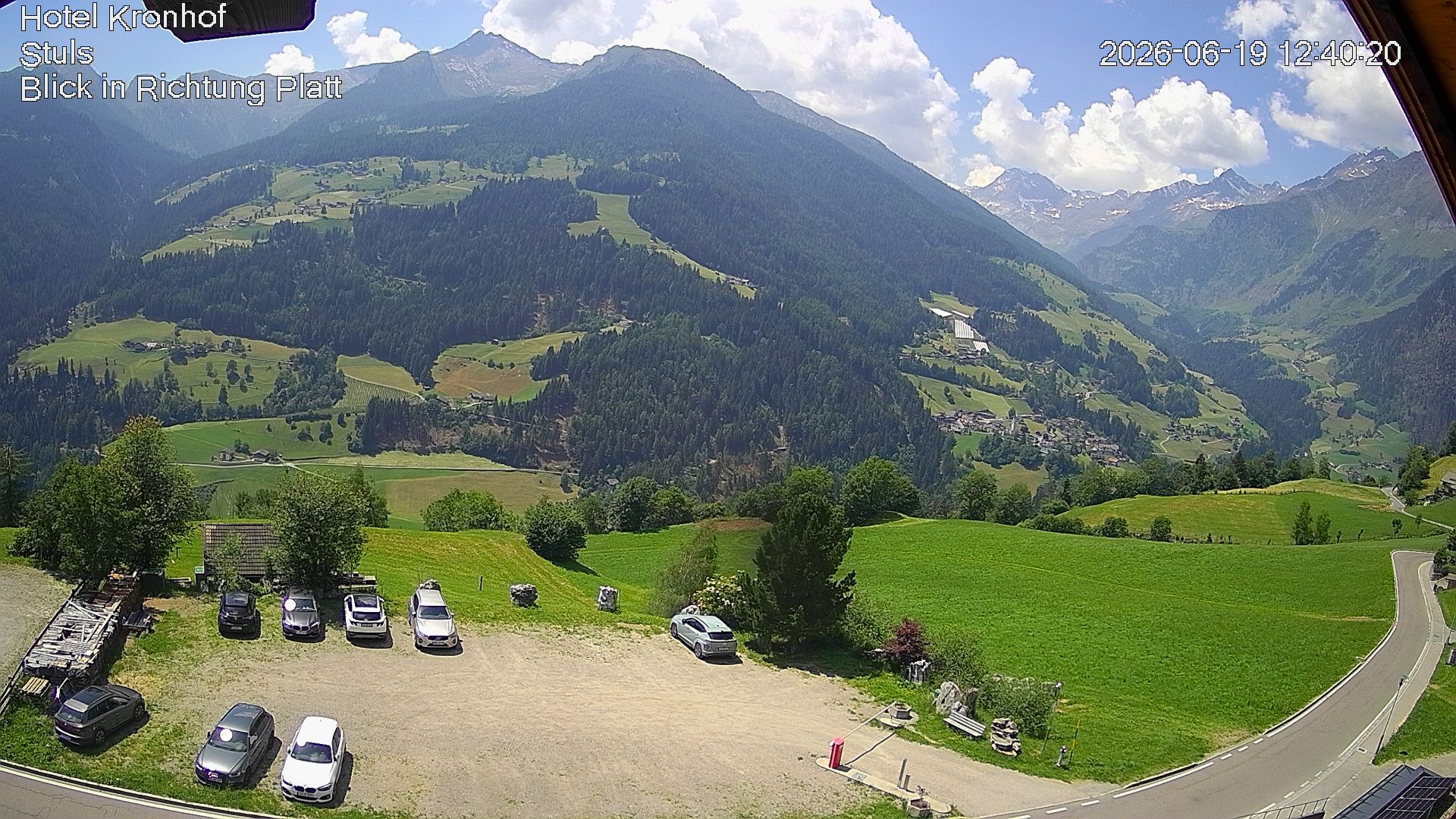 Archiv Foto Webcam Passeiertal: Hotel Kronhof in Stuls
