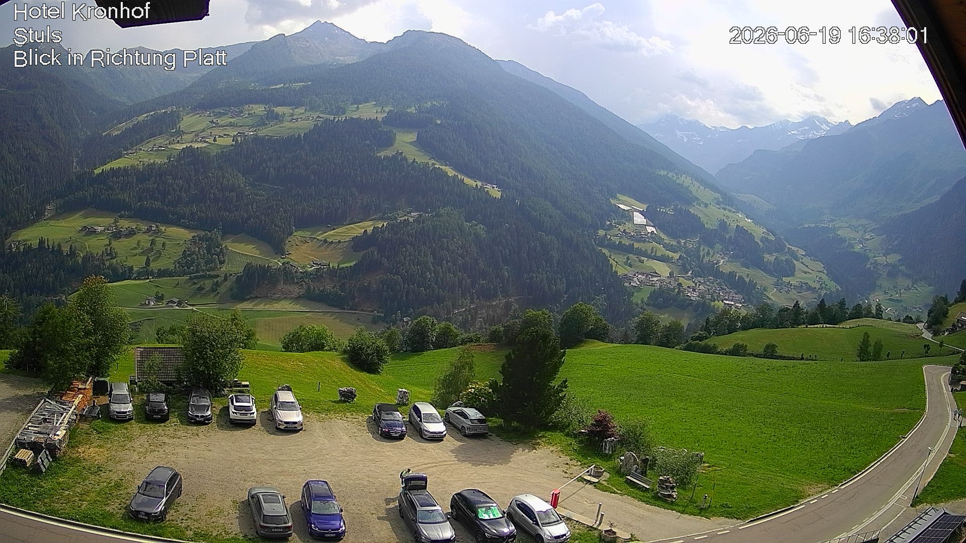 Archiv Foto Webcam Passeiertal: Hotel Kronhof in Stuls