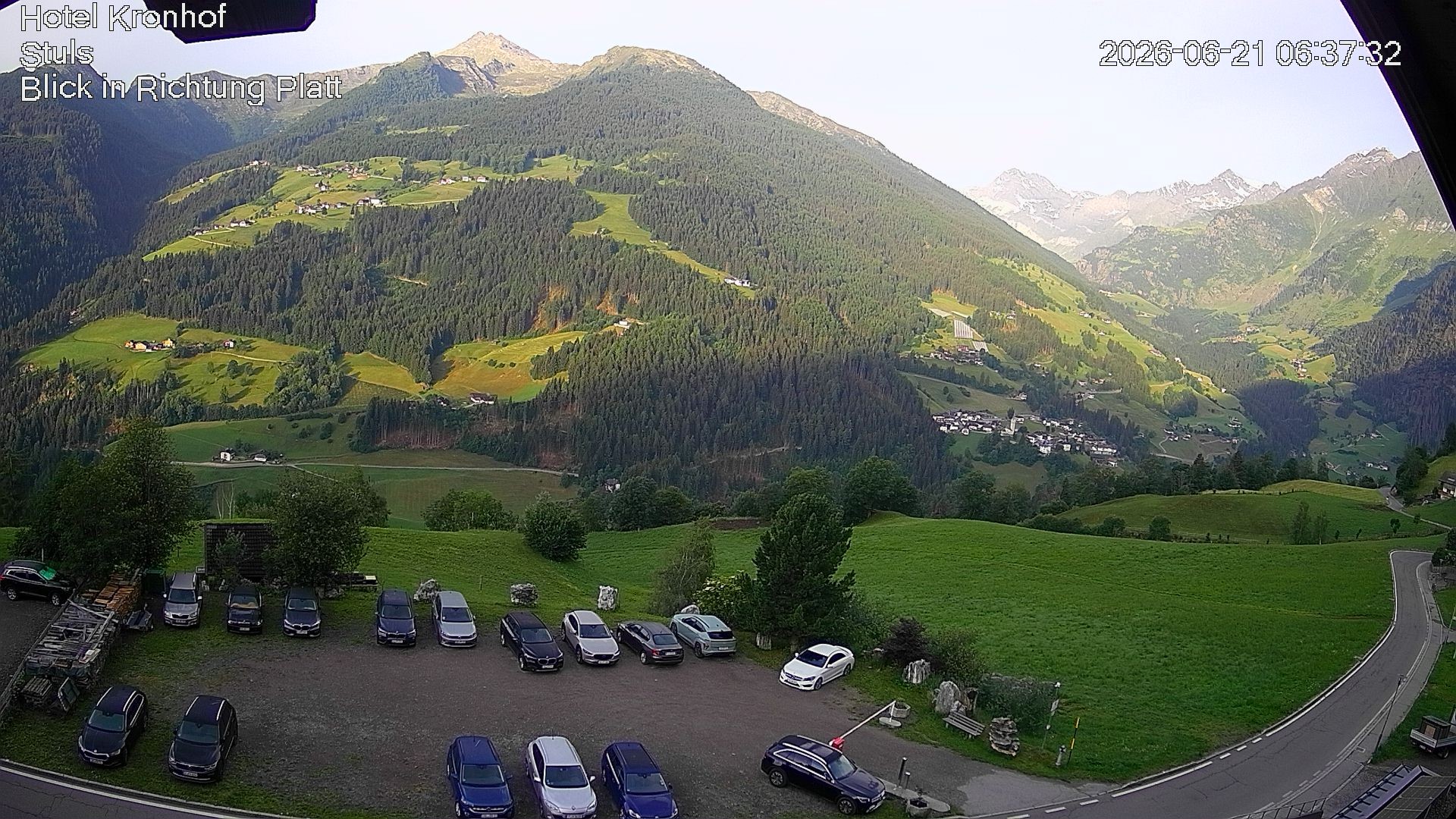 Archiv Foto Webcam Passeiertal: Hotel Kronhof in Stuls