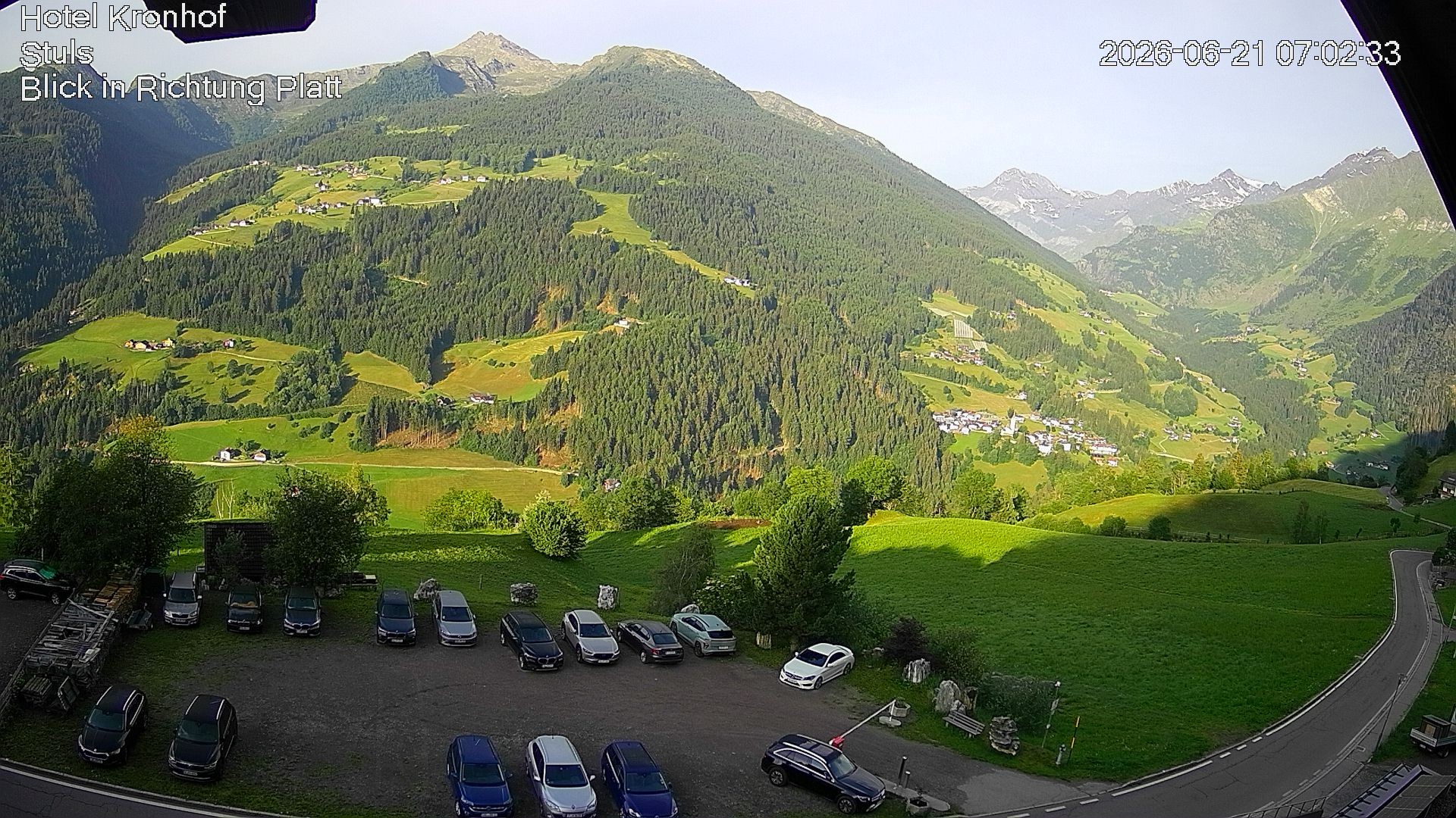 Archiv Foto Webcam Passeiertal: Hotel Kronhof in Stuls