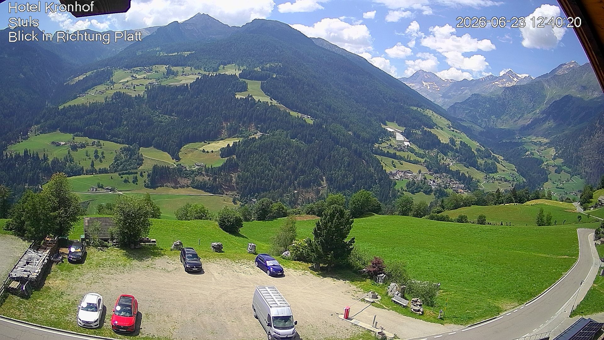Archiv Foto Webcam Passeiertal: Hotel Kronhof in Stuls