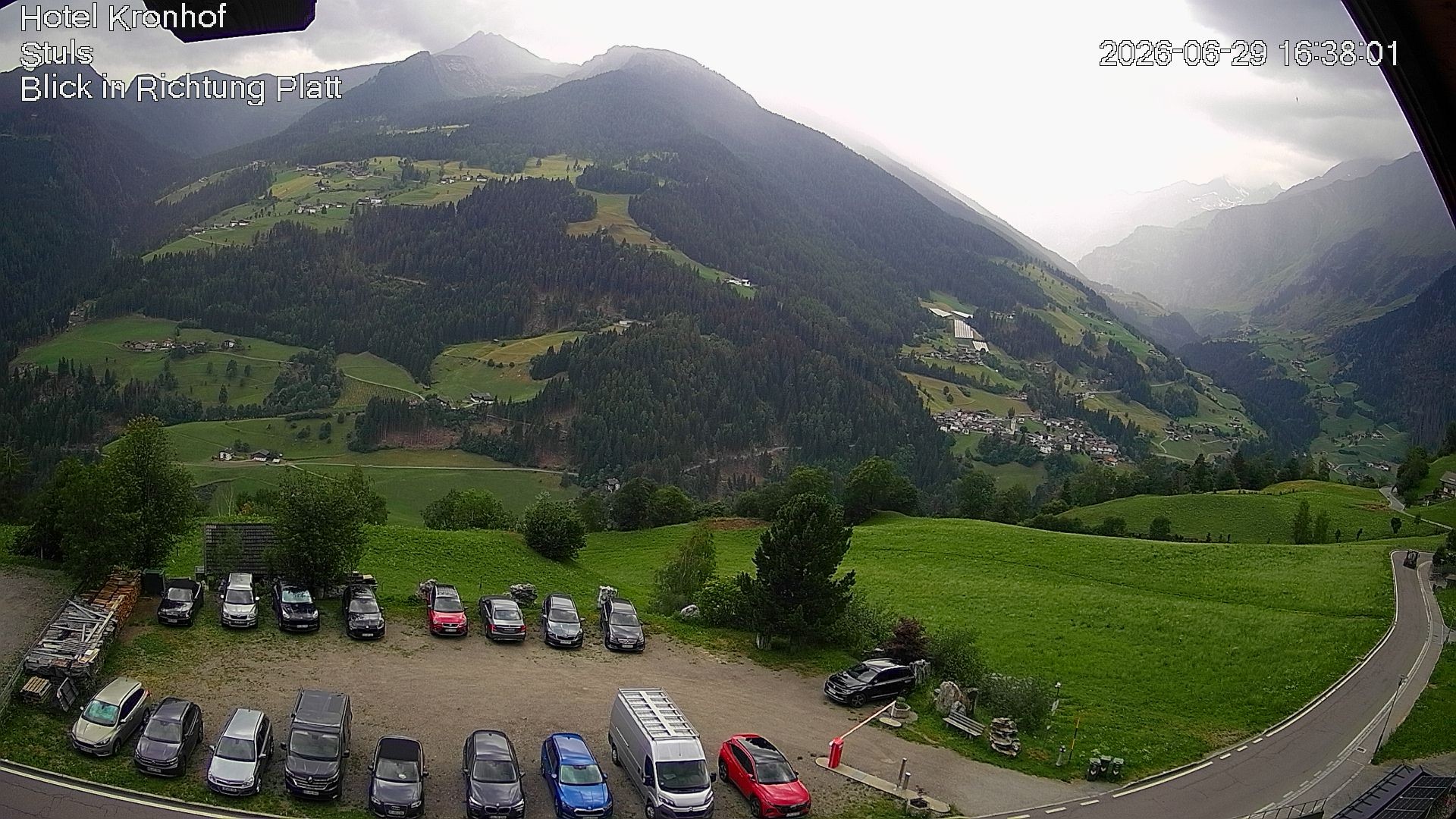 Archiv Foto Webcam Passeiertal: Hotel Kronhof in Stuls