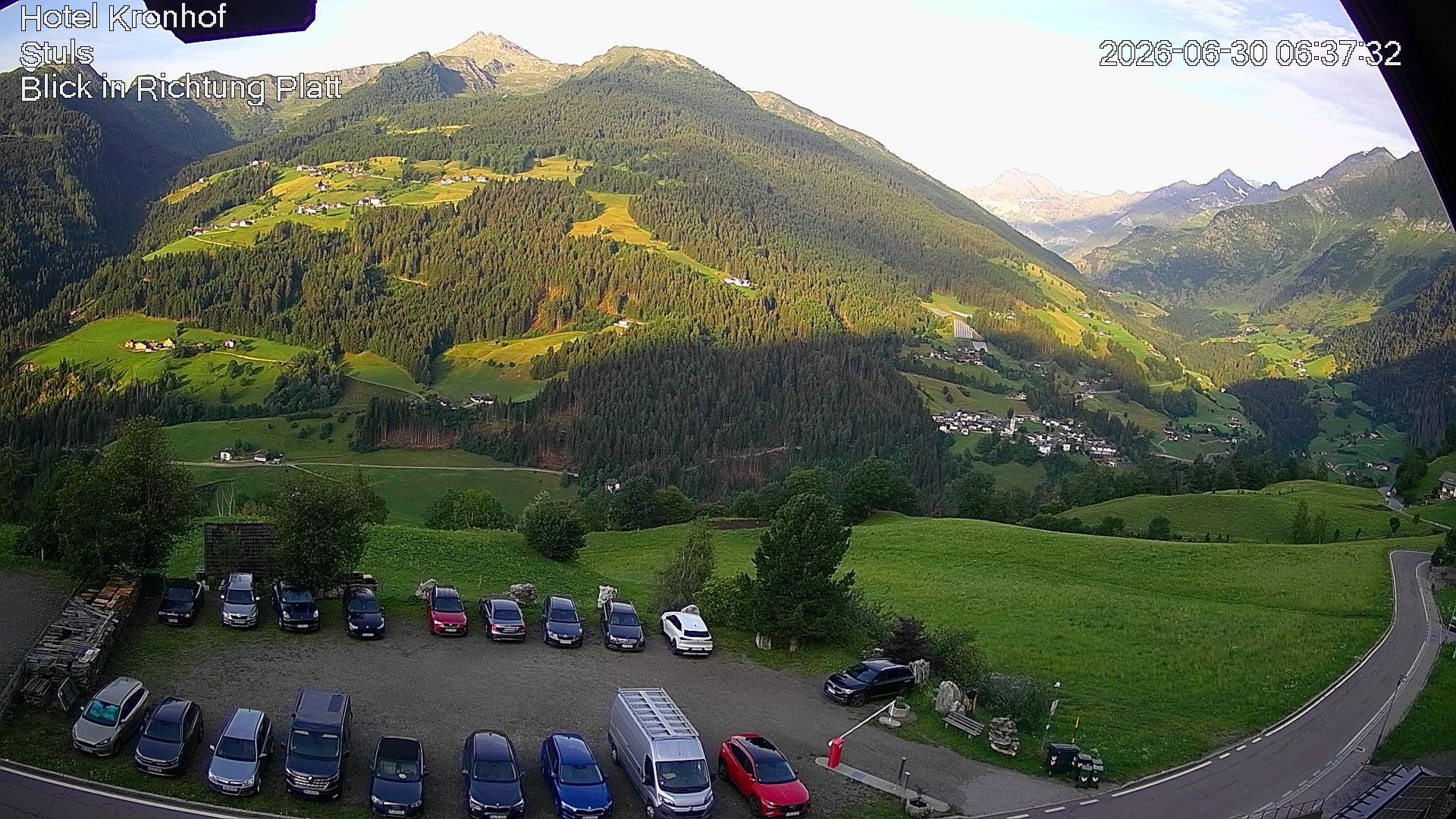 Archived image Webcam Stuls: Kronhof Hotel