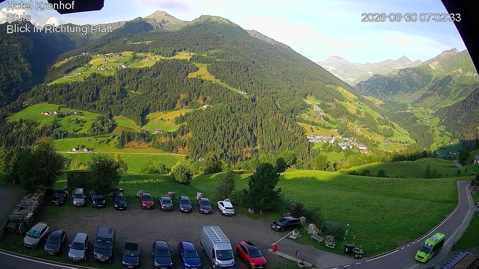 Archived image Webcam Stuls: Kronhof Hotel