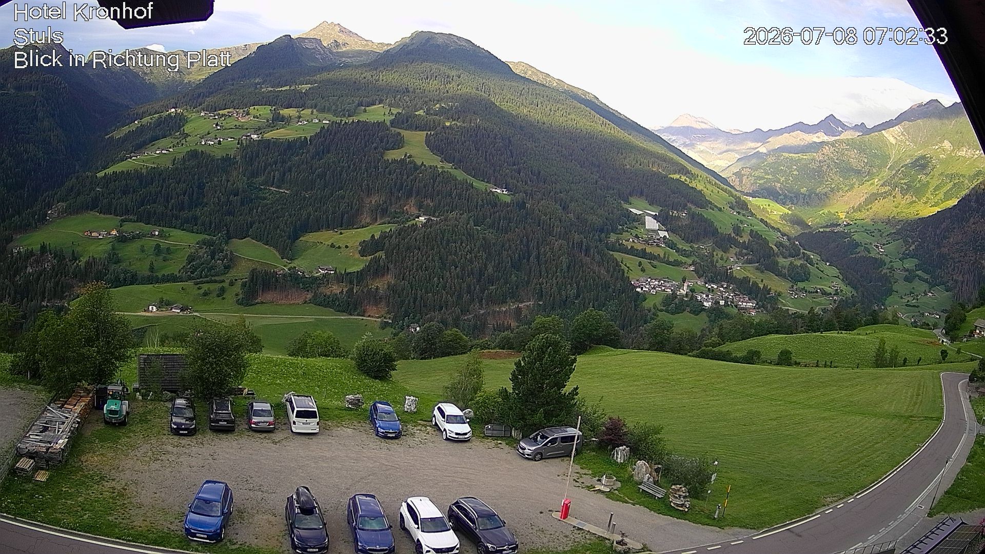 Archived image Webcam Stuls: Kronhof Hotel