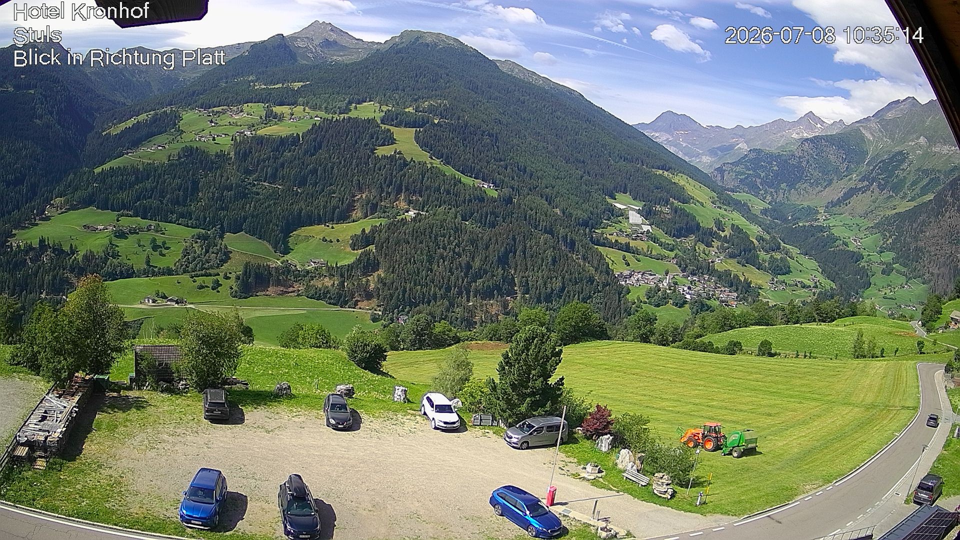 Archived image Webcam Stuls: Kronhof Hotel