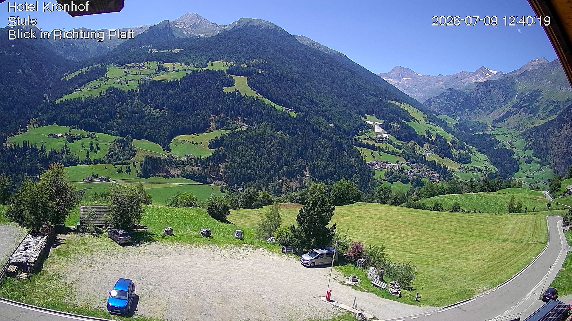 Archiv Foto Webcam Passeiertal: Hotel Kronhof in Stuls
