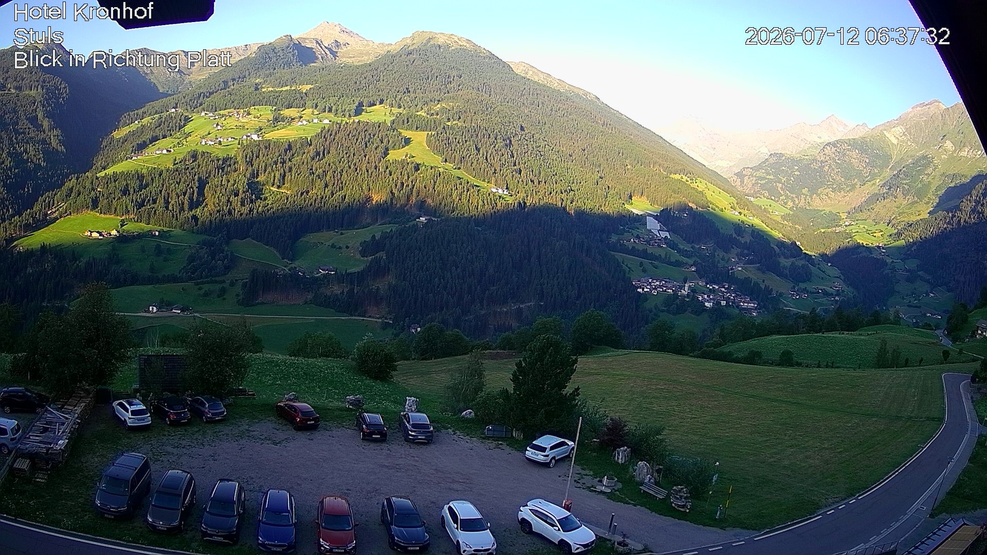Archived image Webcam Stuls: Kronhof Hotel