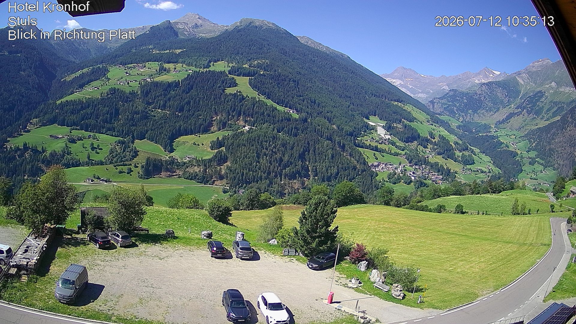 Archived image Webcam Stuls: Kronhof Hotel