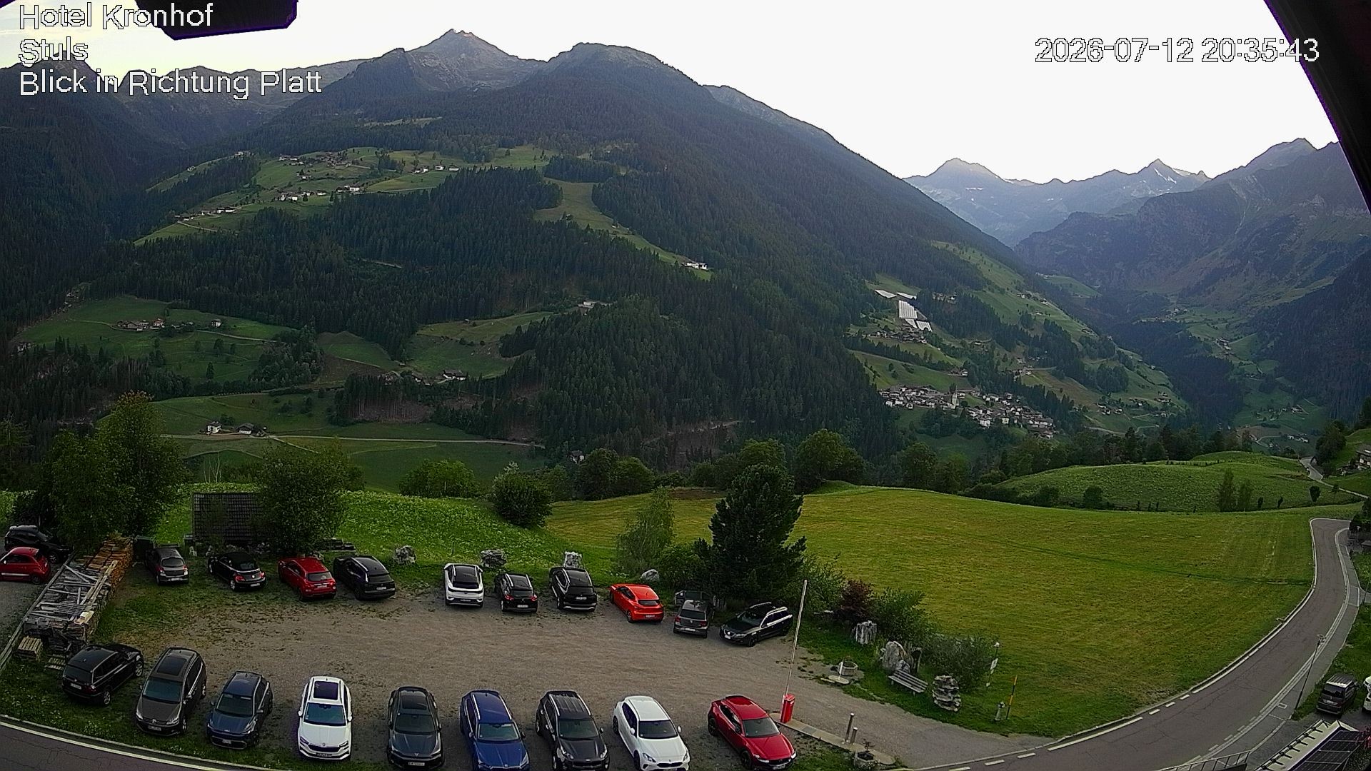 Archived image Webcam Stuls: Kronhof Hotel