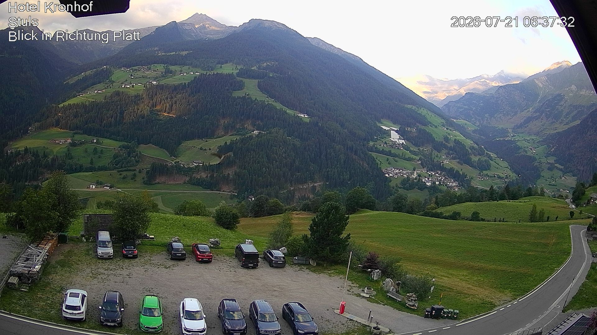 Archived image Webcam Stuls: Kronhof Hotel