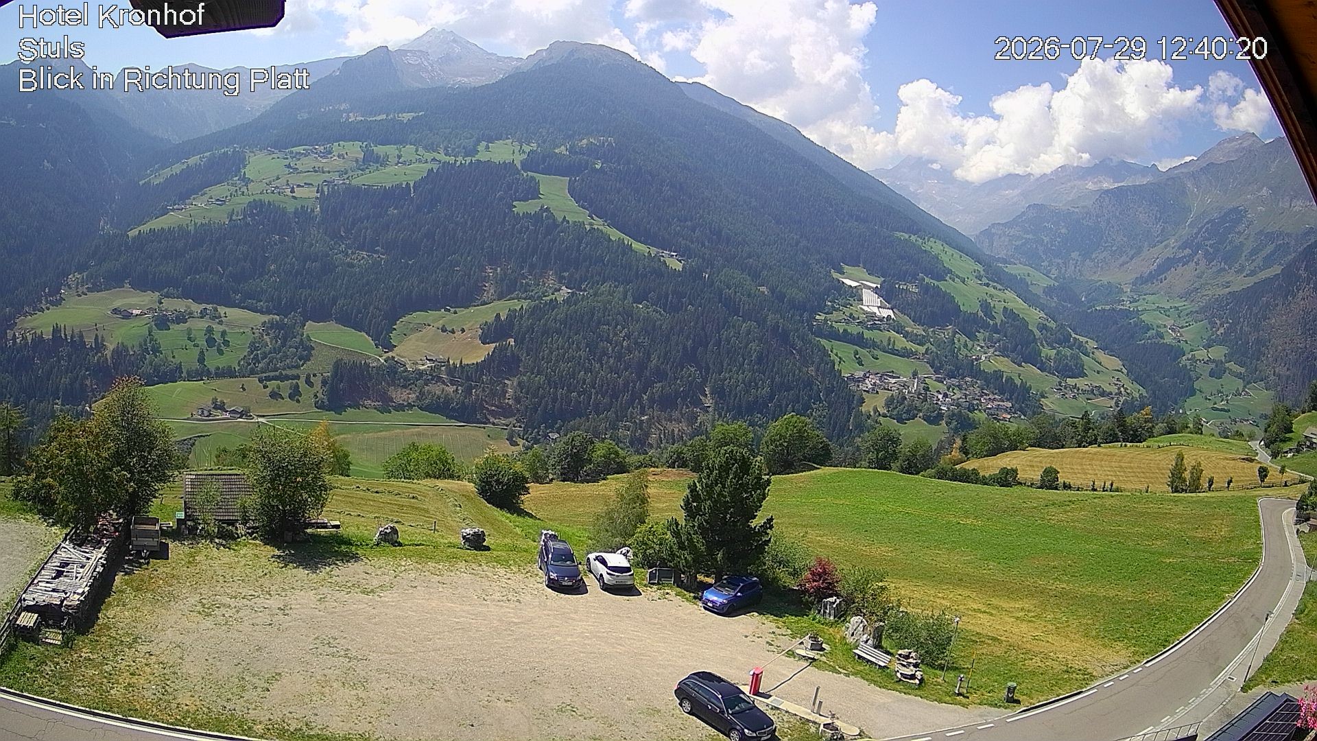 Archiv Foto Webcam Passeiertal: Hotel Kronhof in Stuls
