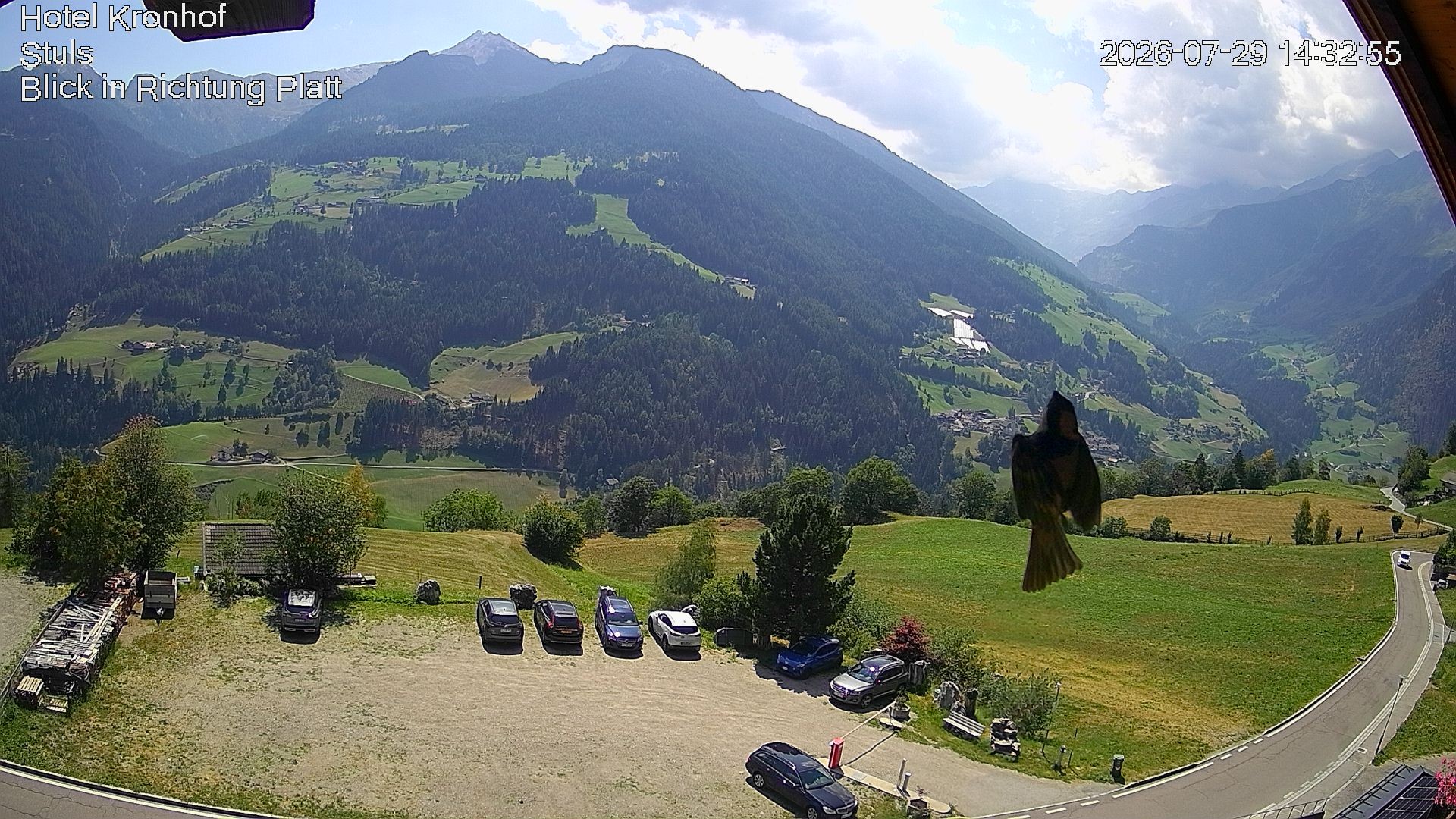 Archiv Foto Webcam Passeiertal: Hotel Kronhof in Stuls
