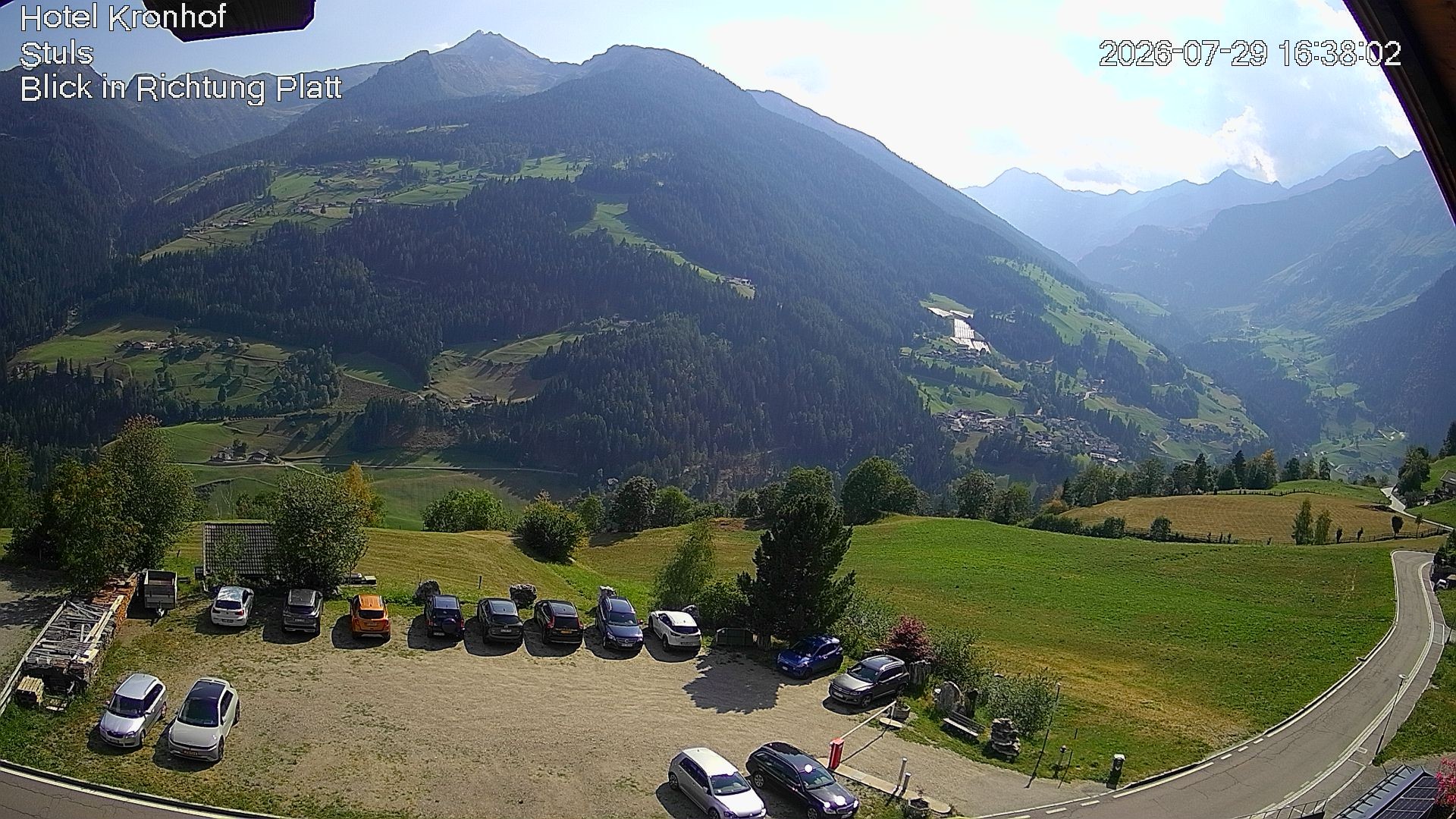 Archiv Foto Webcam Passeiertal: Hotel Kronhof in Stuls