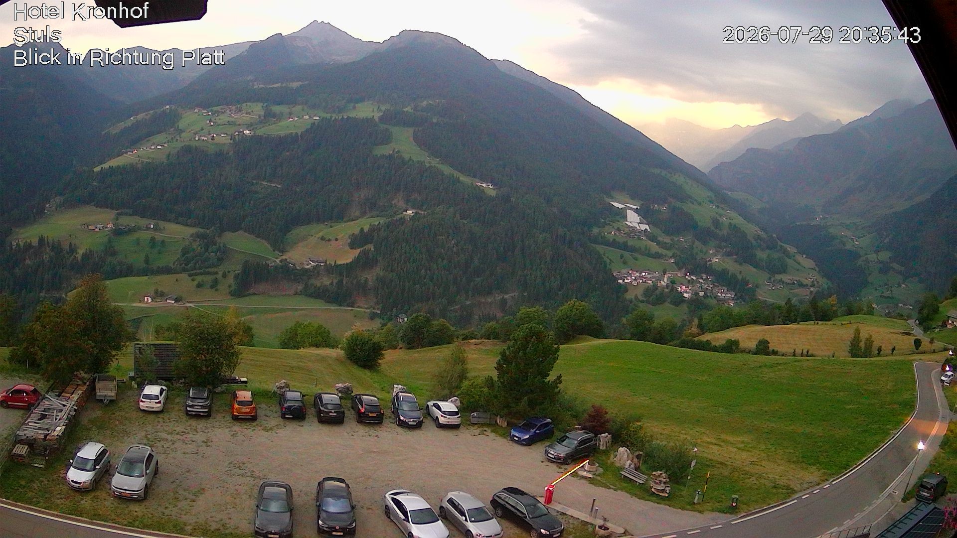 Archiv Foto Webcam Passeiertal: Hotel Kronhof in Stuls