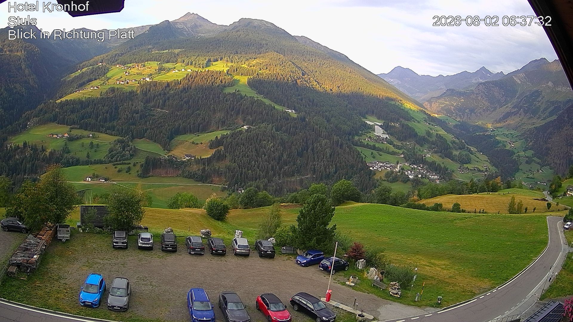 Archiv Foto Webcam Passeiertal: Hotel Kronhof in Stuls