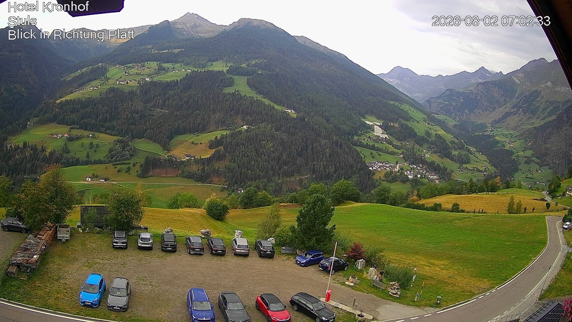 Archiv Foto Webcam Passeiertal: Hotel Kronhof in Stuls