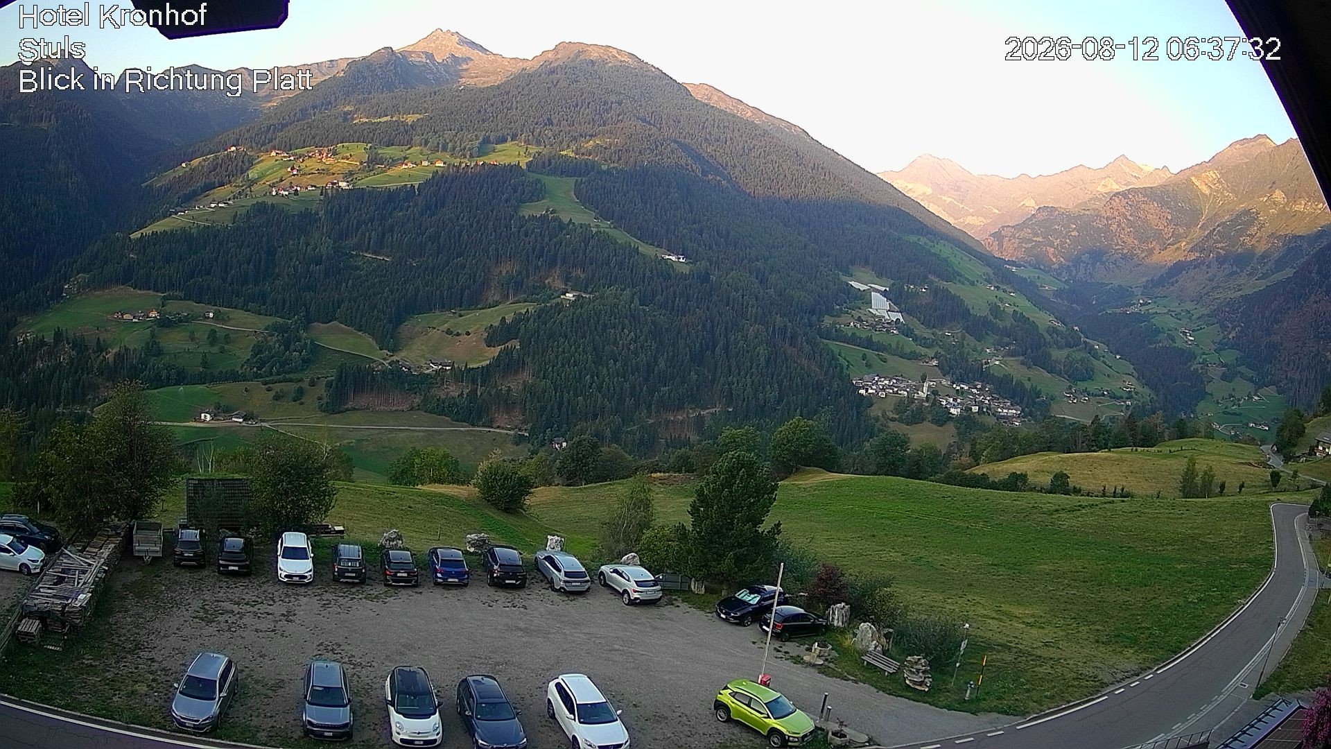 Archiv Foto Webcam Passeiertal: Hotel Kronhof in Stuls