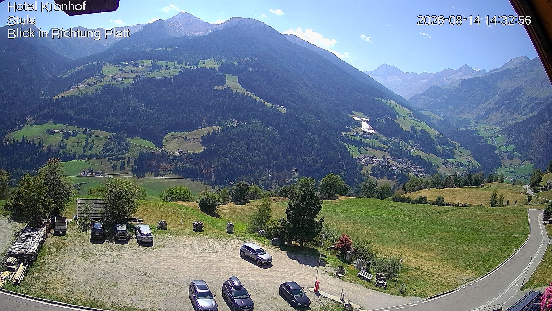 Archiv Foto Webcam Passeiertal: Hotel Kronhof in Stuls