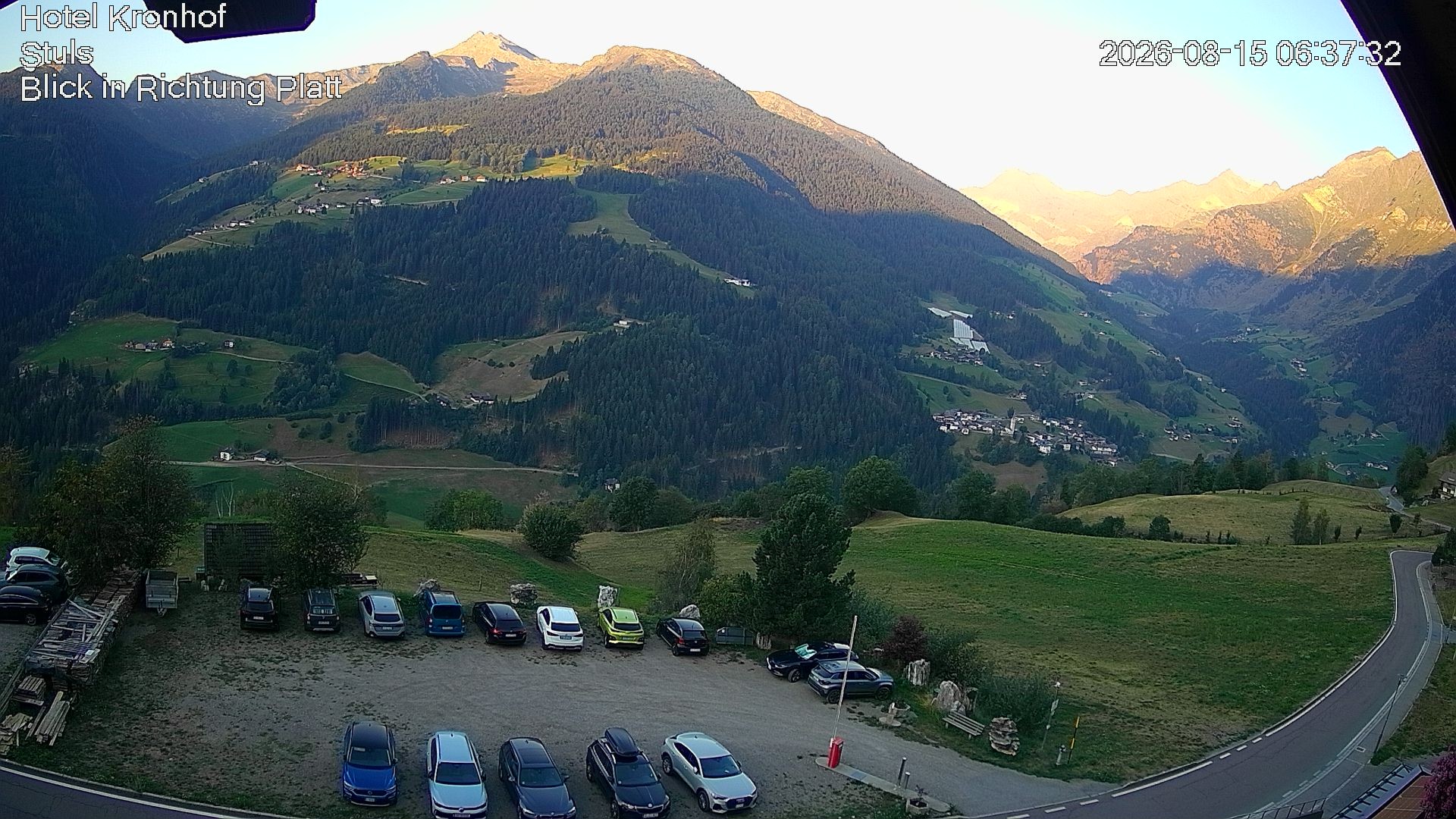 Archiv Foto Webcam Passeiertal: Hotel Kronhof in Stuls