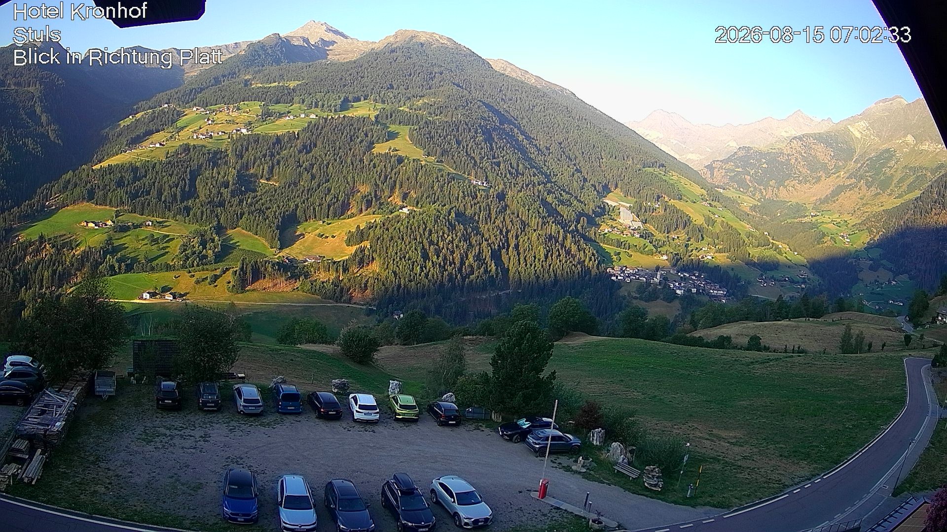 Archiv Foto Webcam Passeiertal: Hotel Kronhof in Stuls