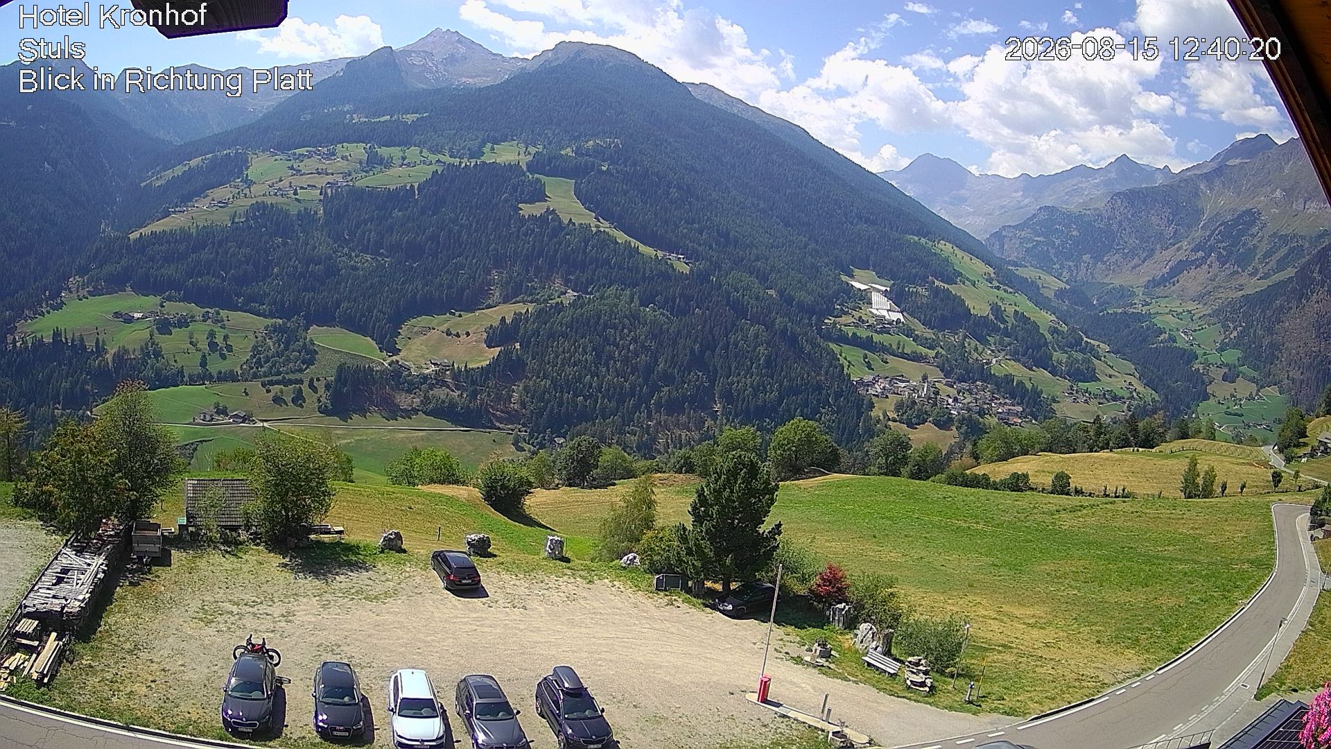 Archiv Foto Webcam Passeiertal: Hotel Kronhof in Stuls
