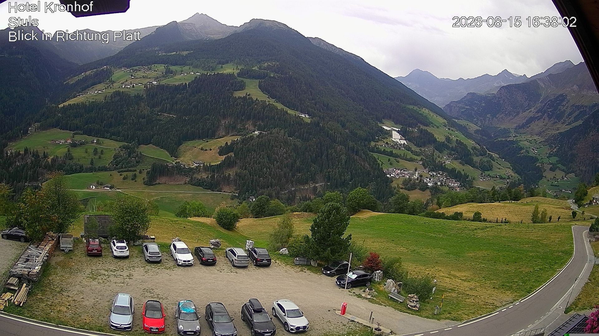 Archiv Foto Webcam Passeiertal: Hotel Kronhof in Stuls