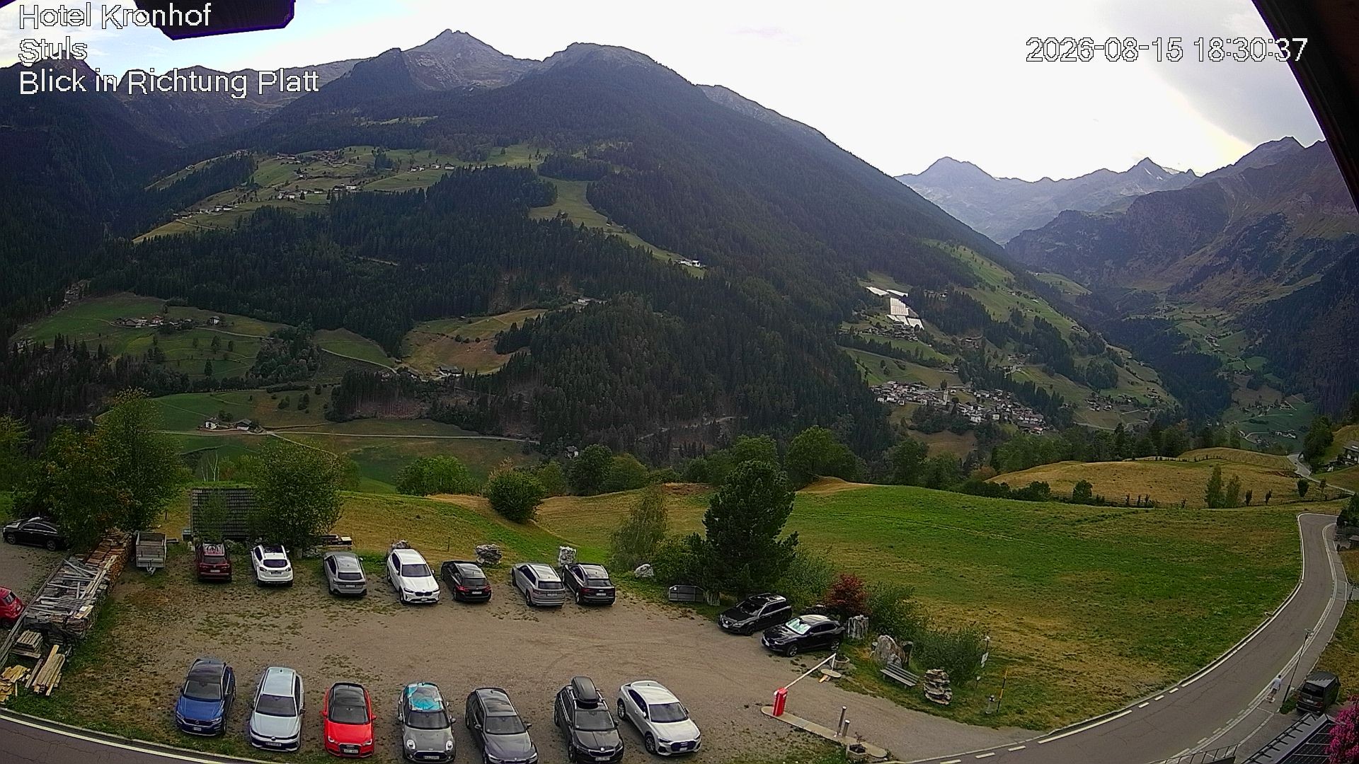 Archiv Foto Webcam Passeiertal: Hotel Kronhof in Stuls