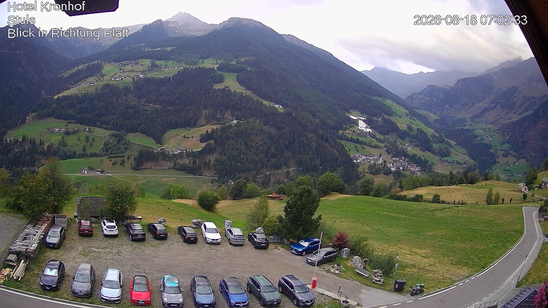 Archiv Foto Webcam Passeiertal: Hotel Kronhof in Stuls
