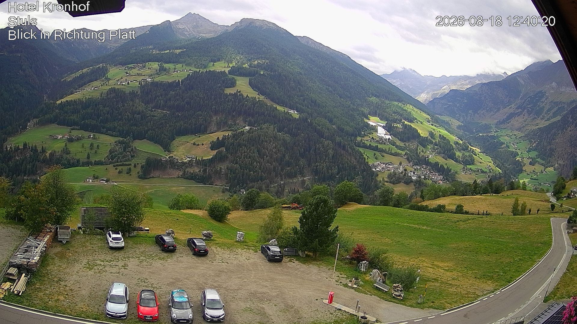 Archiv Foto Webcam Passeiertal: Hotel Kronhof in Stuls