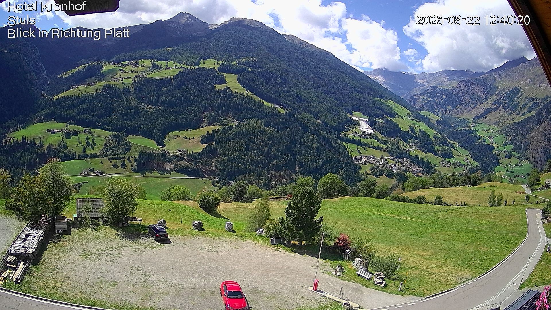 Archiv Foto Webcam Passeiertal: Hotel Kronhof in Stuls