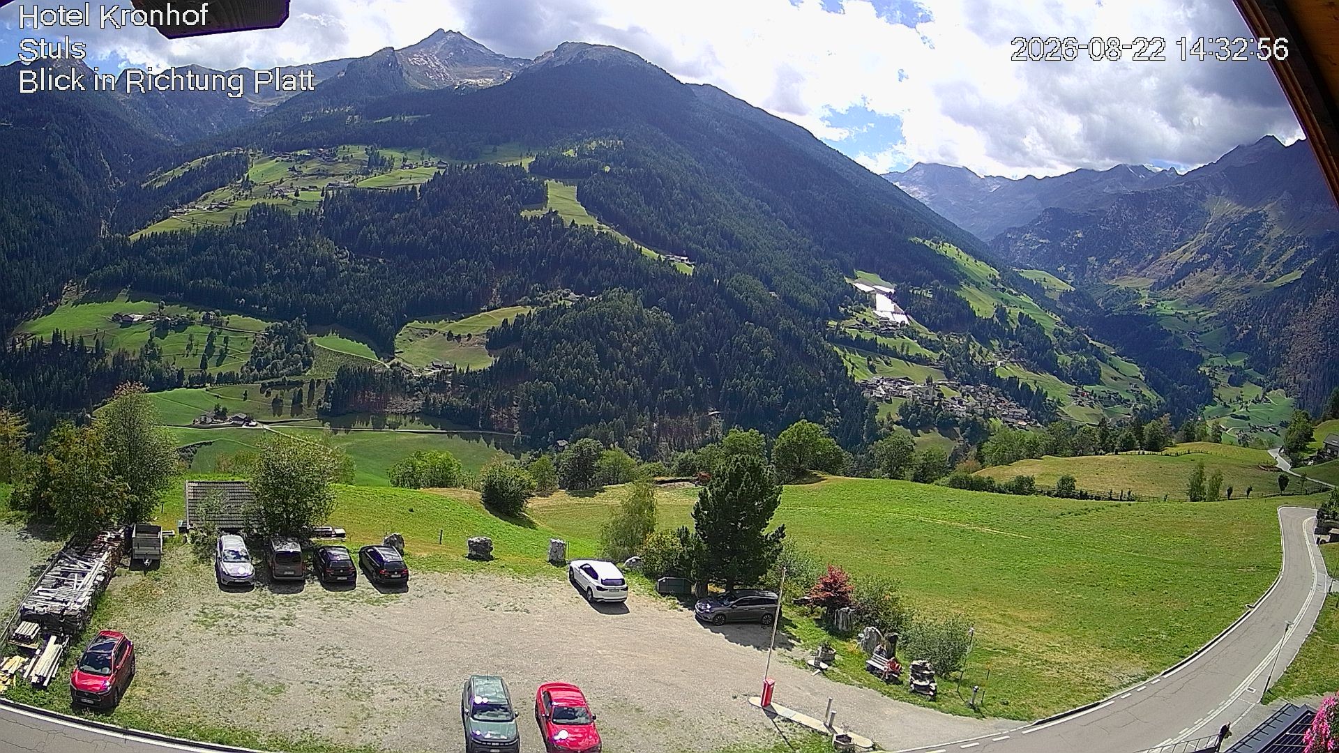 Archiv Foto Webcam Passeiertal: Hotel Kronhof in Stuls