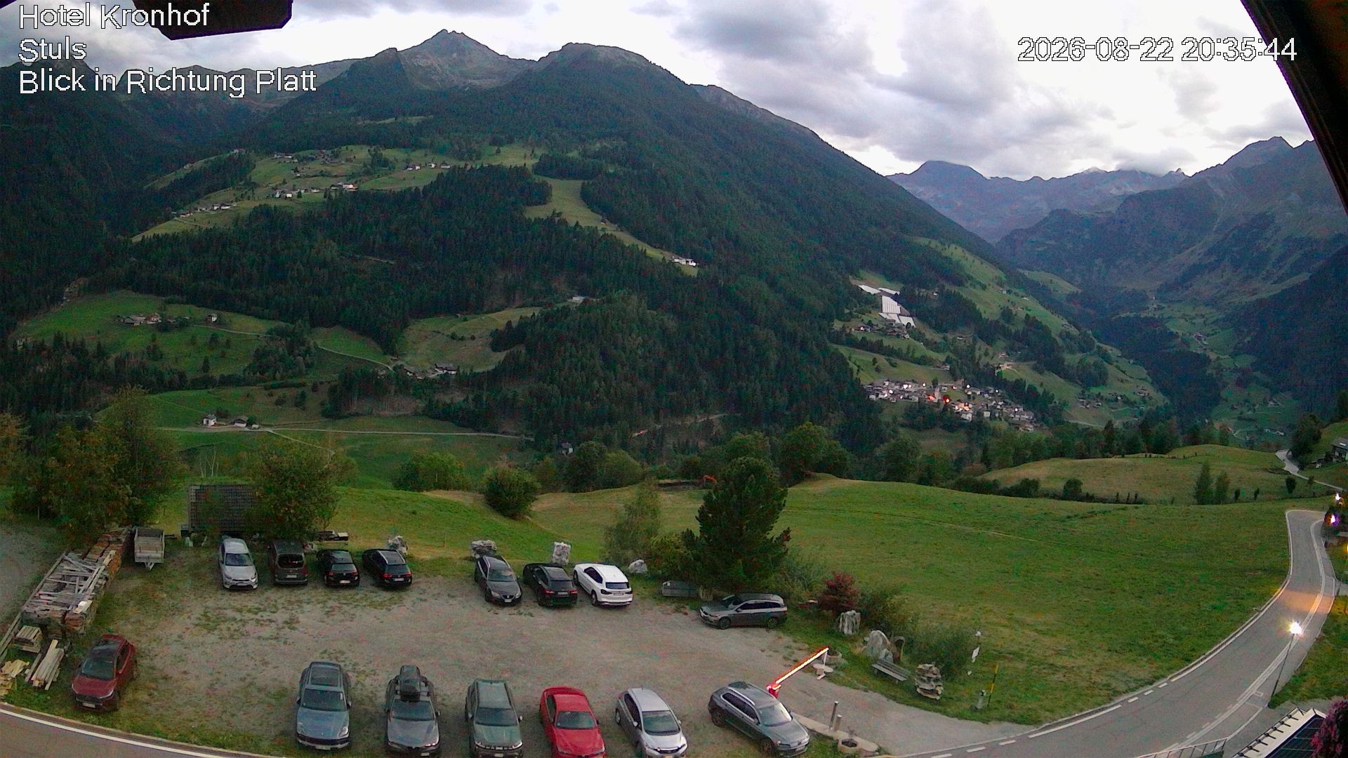 Archiv Foto Webcam Passeiertal: Hotel Kronhof in Stuls