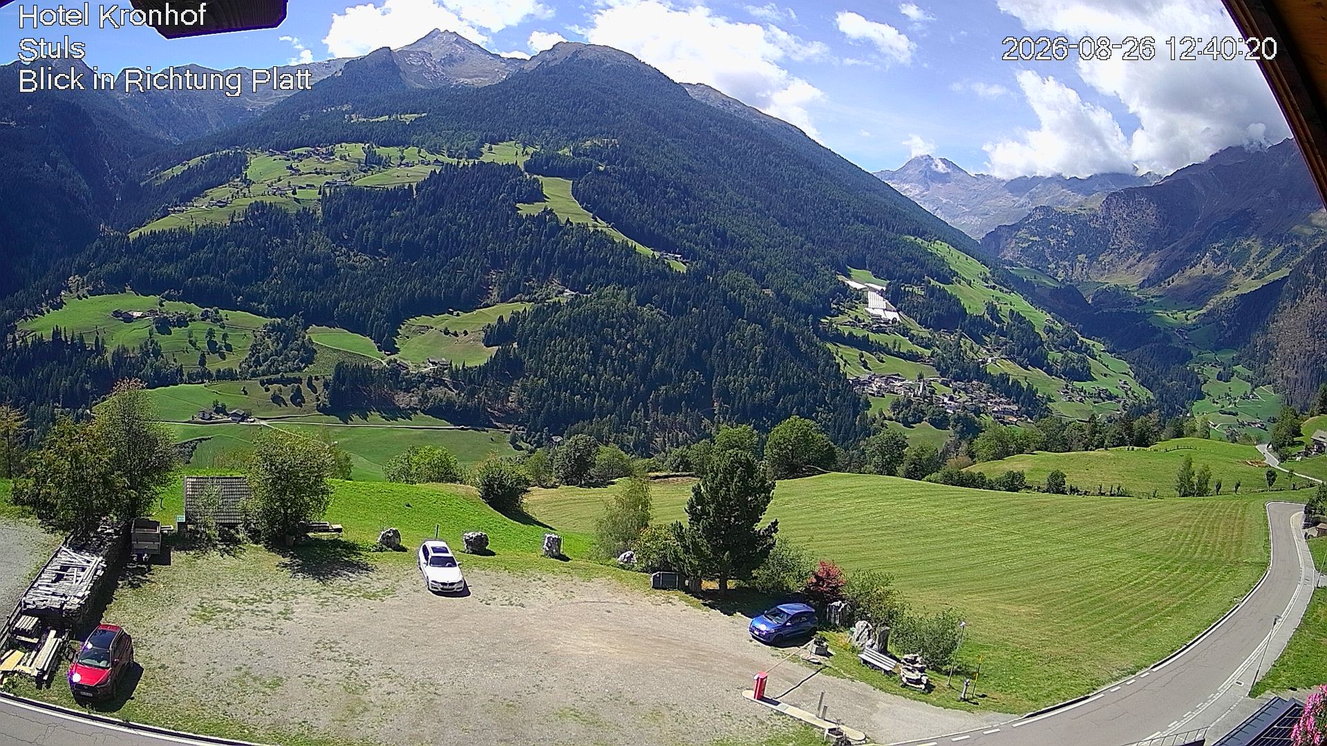 Archiv Foto Webcam Passeiertal: Hotel Kronhof in Stuls