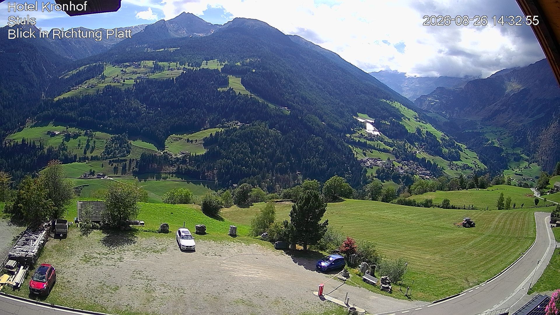 Archiv Foto Webcam Passeiertal: Hotel Kronhof in Stuls