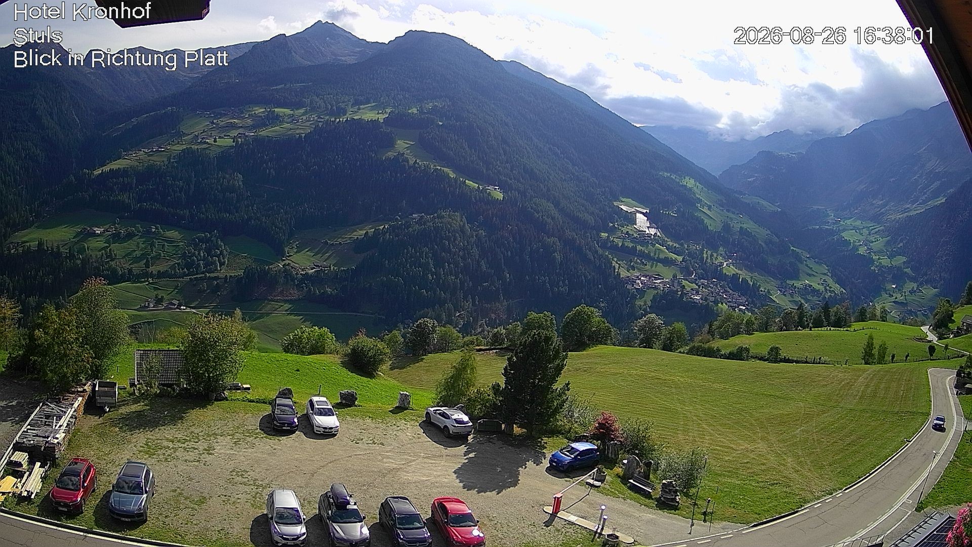 Archiv Foto Webcam Passeiertal: Hotel Kronhof in Stuls