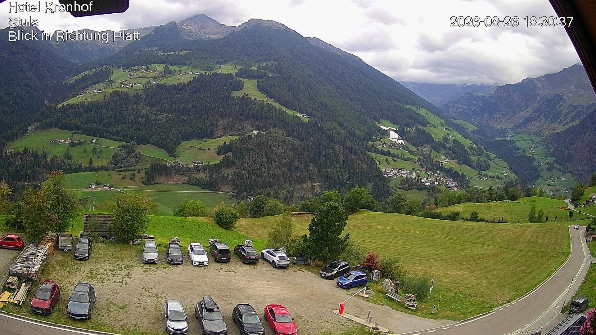 Archiv Foto Webcam Passeiertal: Hotel Kronhof in Stuls