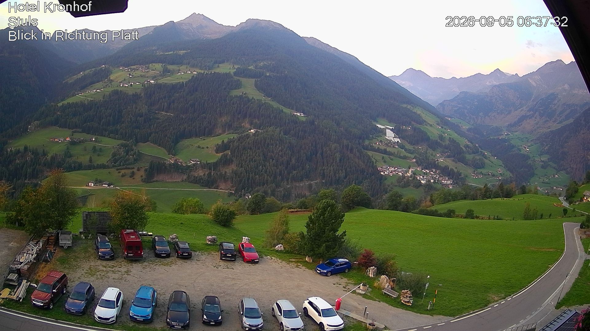 Archiv Foto Webcam Passeiertal: Hotel Kronhof in Stuls