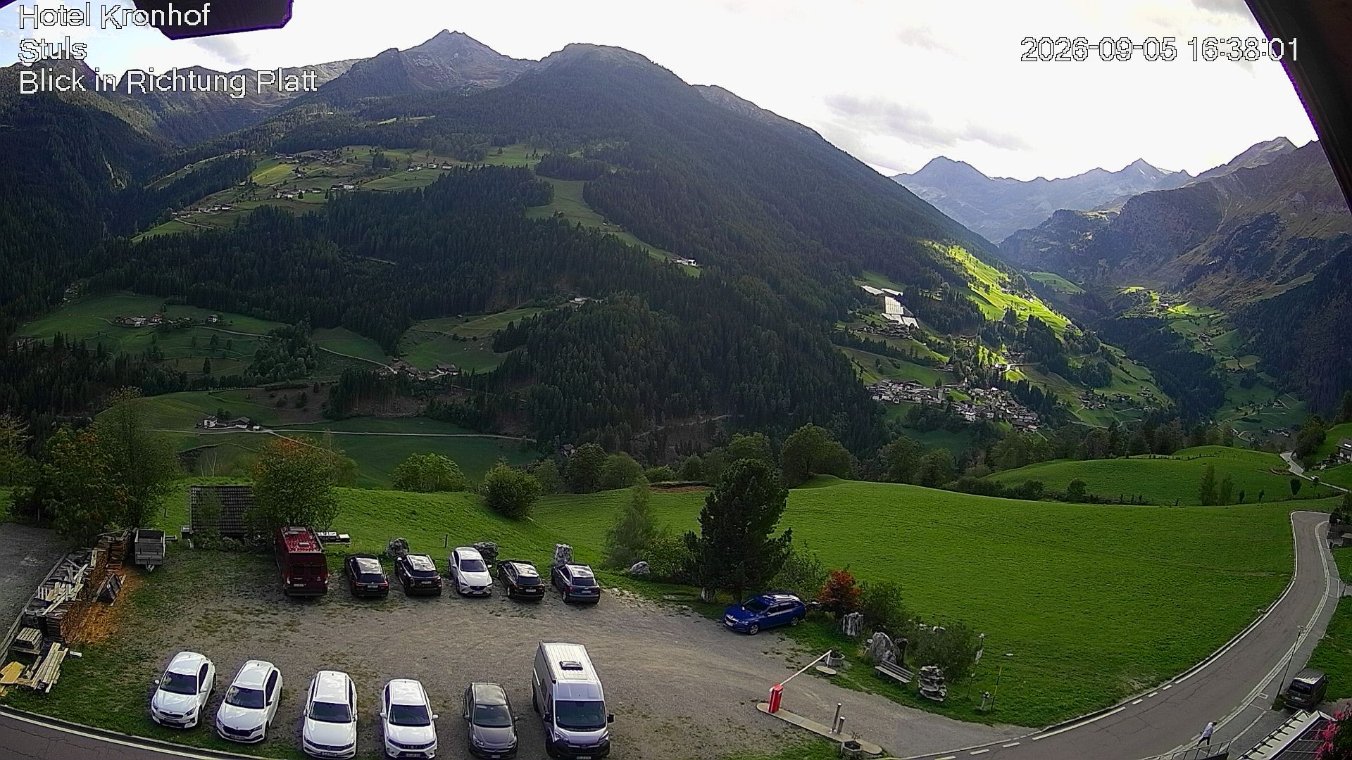Archiv Foto Webcam Passeiertal: Hotel Kronhof in Stuls