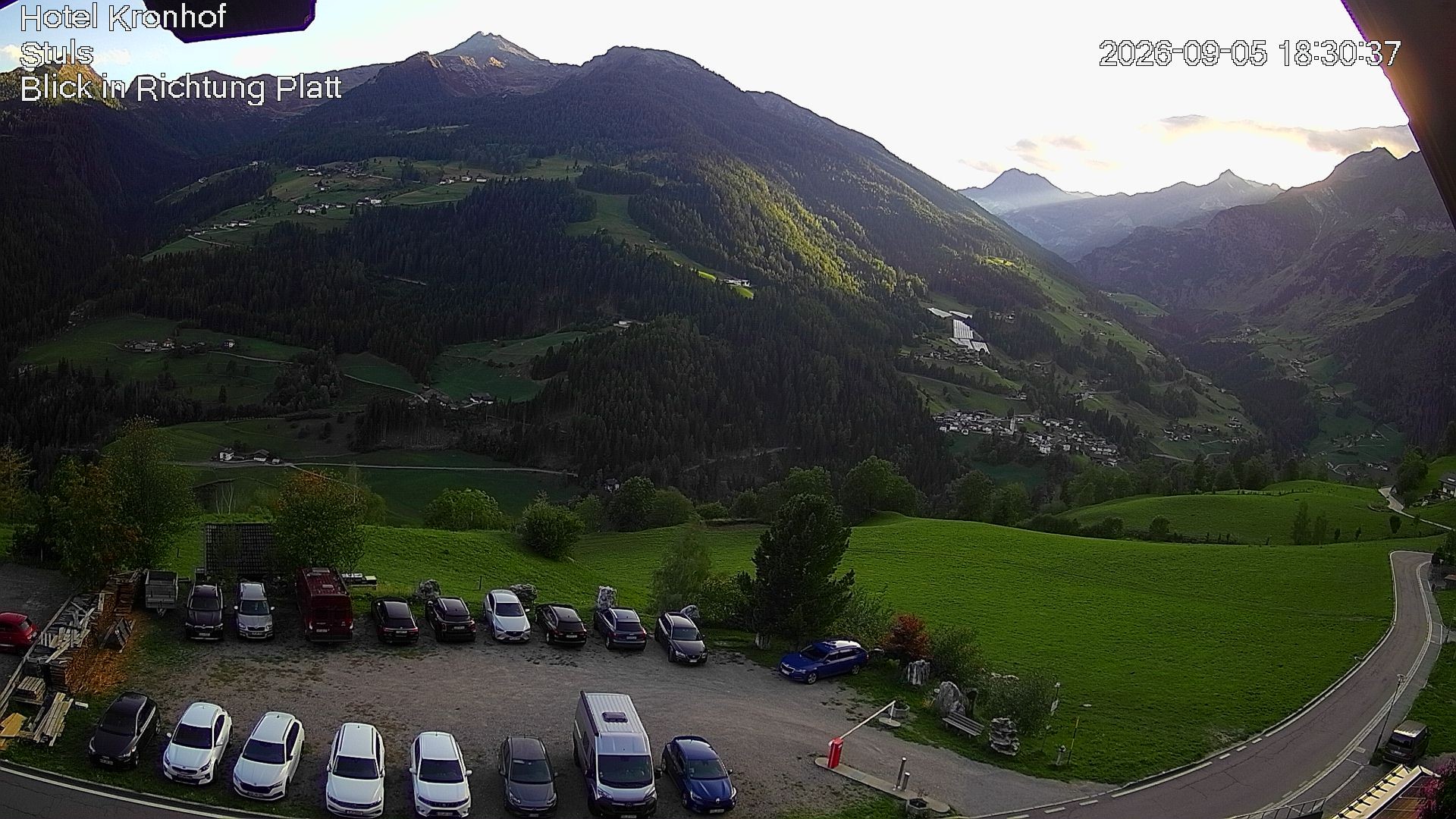 Archived image Webcam Stuls: Kronhof Hotel