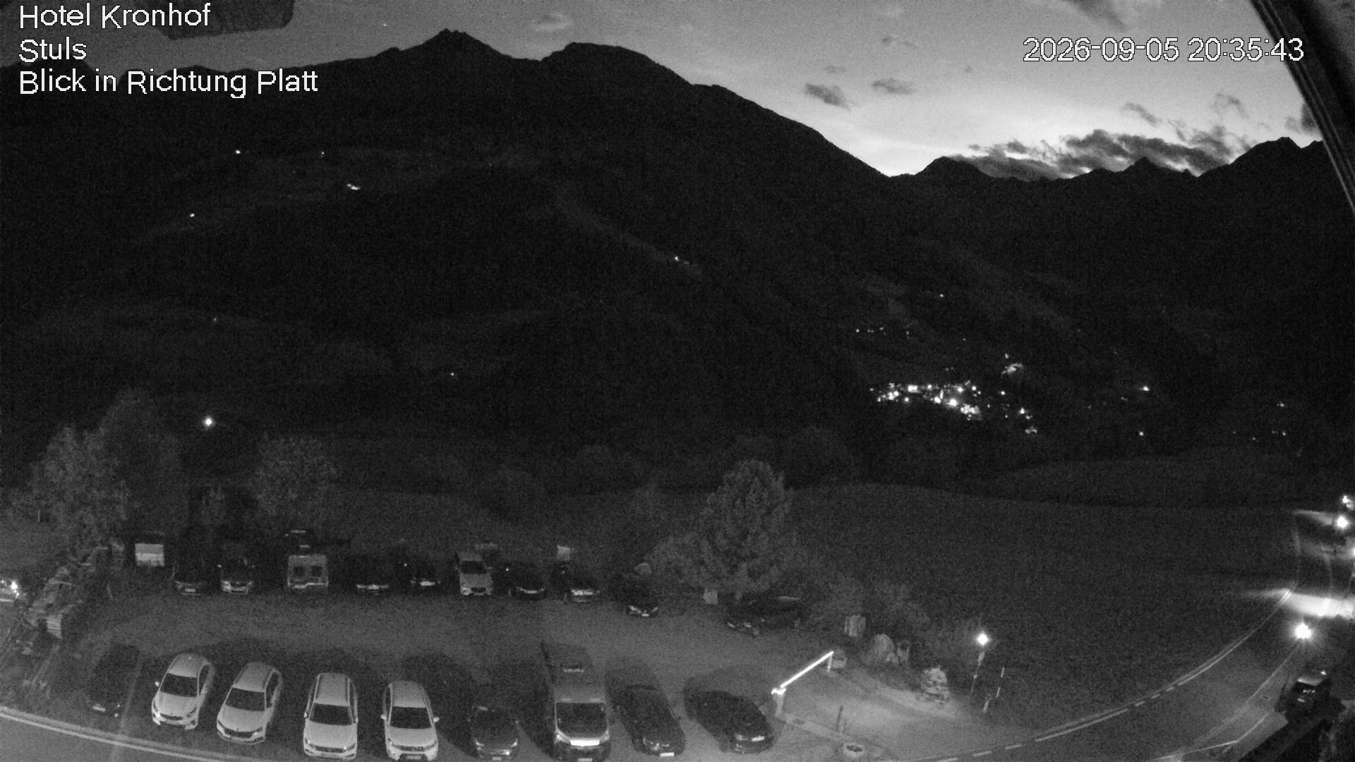 Archived image Webcam Stuls: Kronhof Hotel