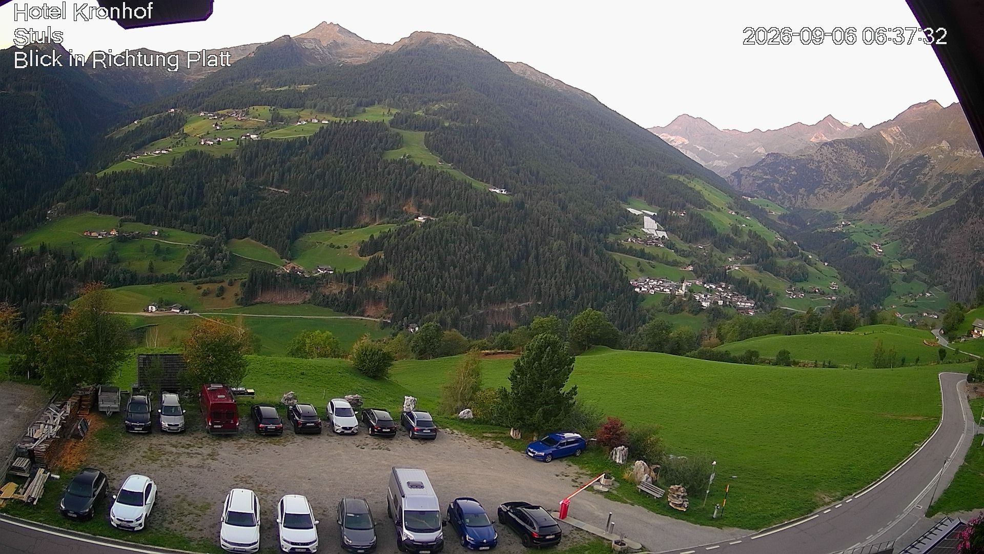 Archived image Webcam Stuls: Kronhof Hotel