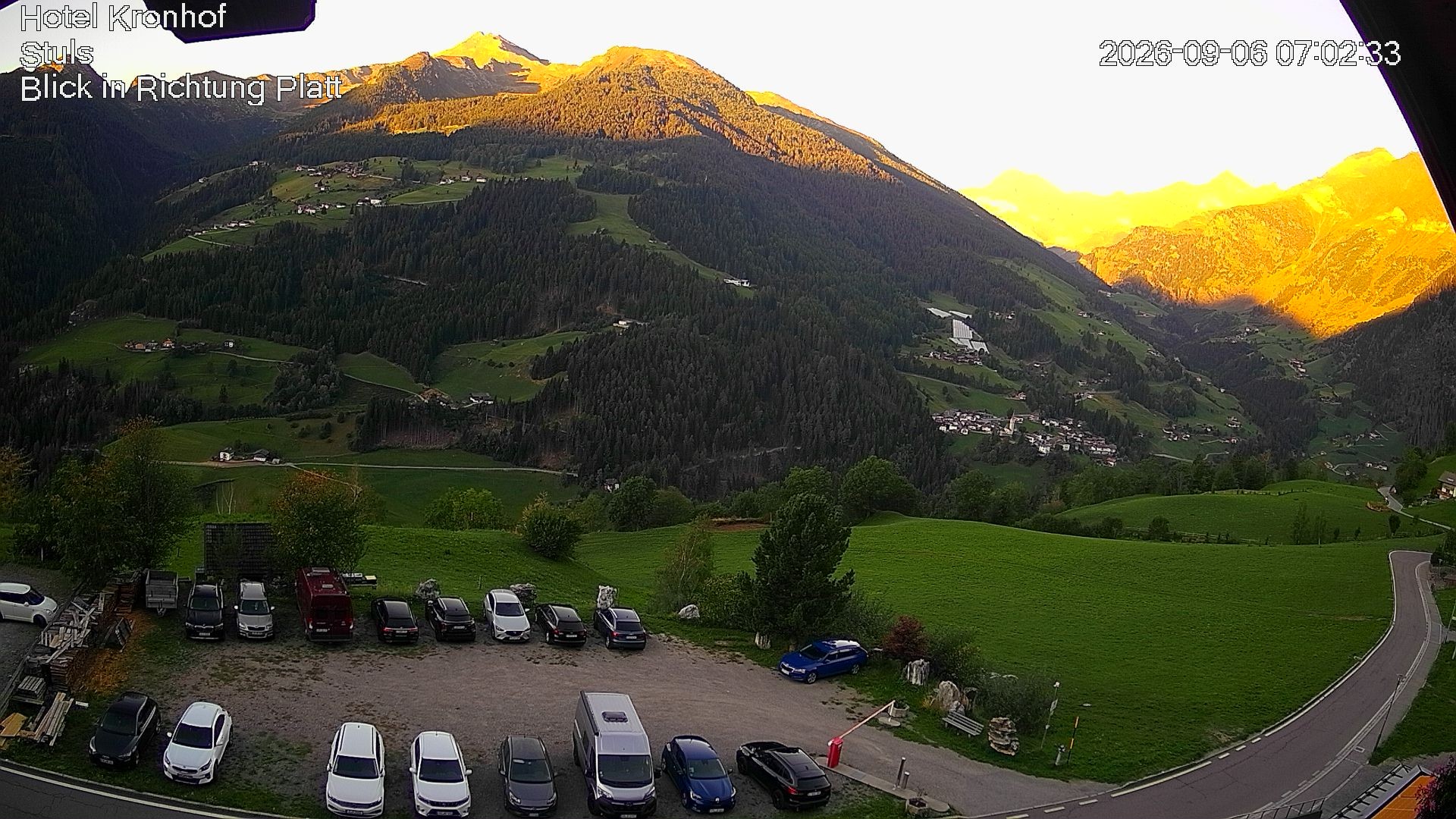 Archived image Webcam Stuls: Kronhof Hotel
