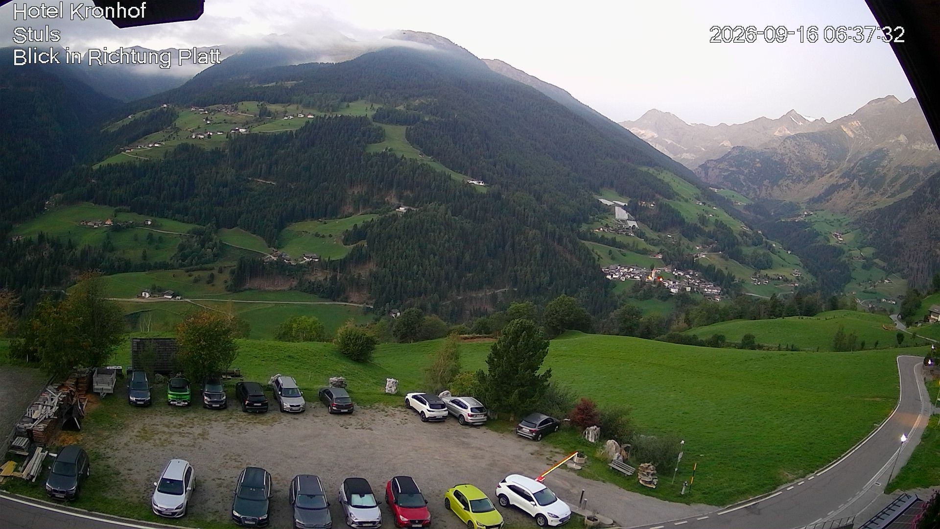 Archiv Foto Webcam Passeiertal: Hotel Kronhof in Stuls